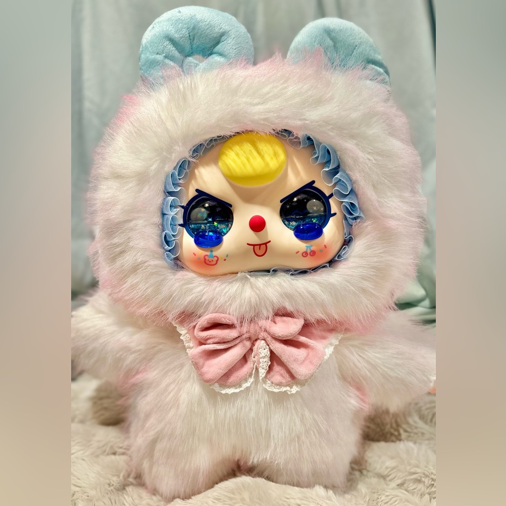 (I Talk!) Baby Three AI 800% - Lamb (ombré white to pink)